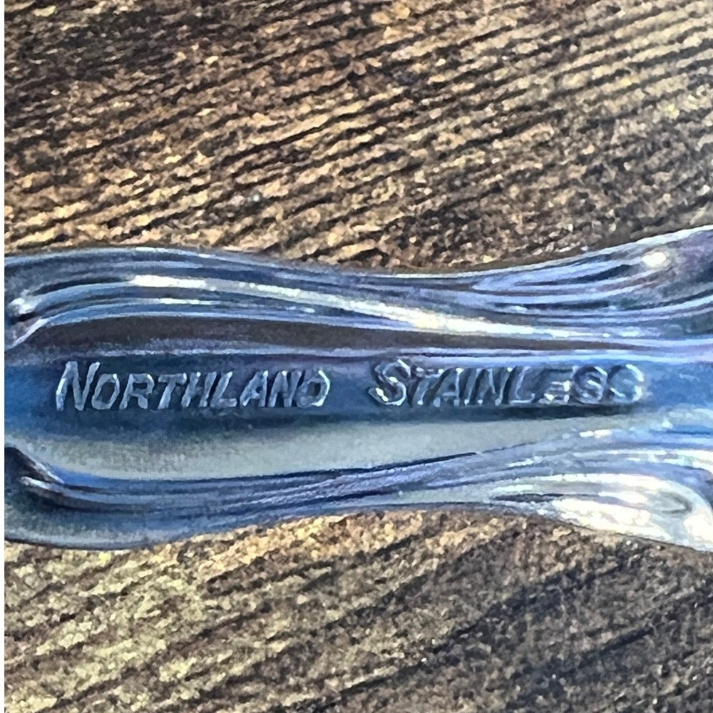 Onieda Colonial Mood Northland Stainless Ice Tea Spoons Vintage Replacement - Picture 3 of 4